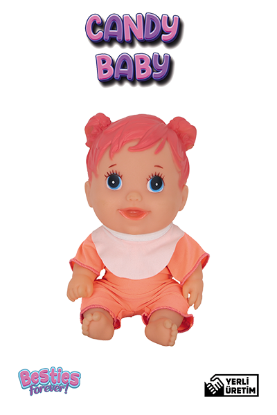 Candy Baby Oyuncak Et Bebek - Pembe - Görsel 2